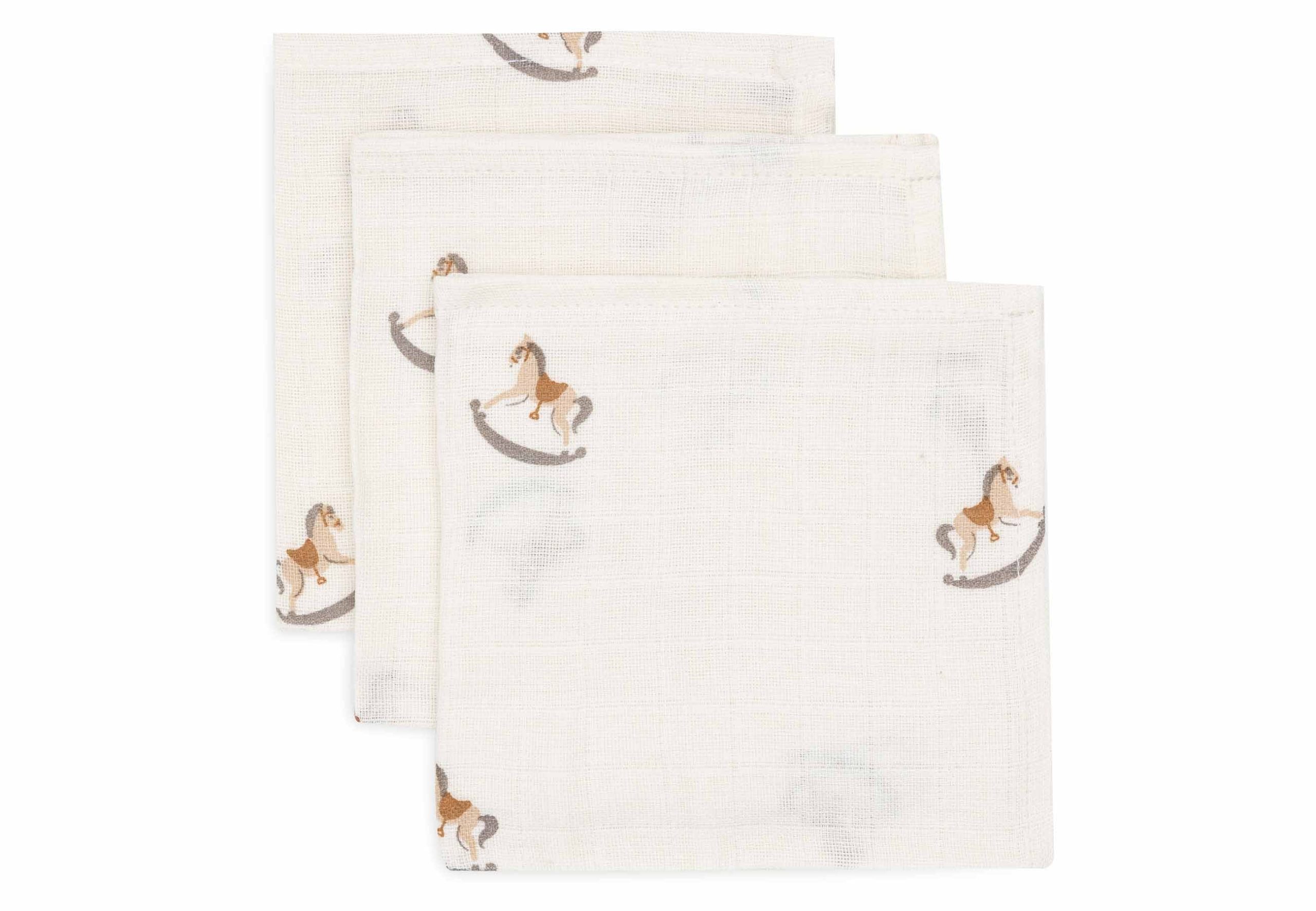 Serviette Gaze de Coton 31x31cm - Nostalgic Ride - 3 Unités