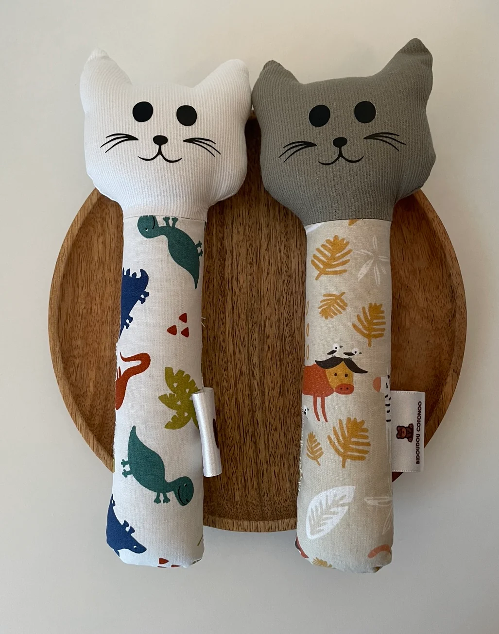 Hochet bébé grelots éveil / cadeau personnalisé / hochet chat / hochet personnalisé – Image 5