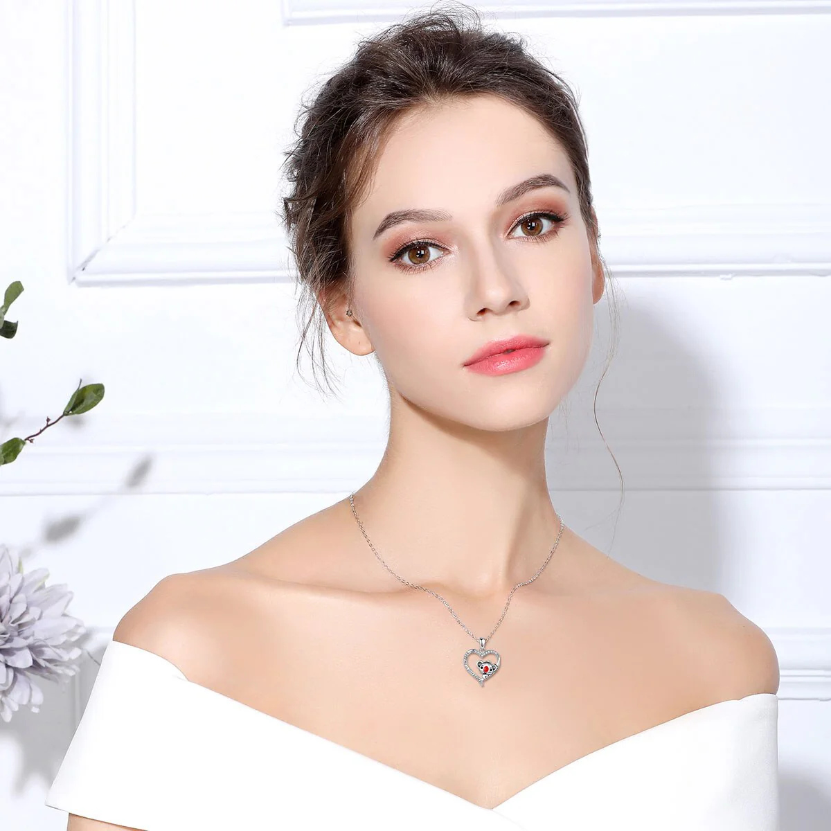 Baby Heart Koala™ | Collier coeur de Koala en Argent Sterling 925 - Bijou de Qualité avec Pendentif en Forme de Cœur – Image 6