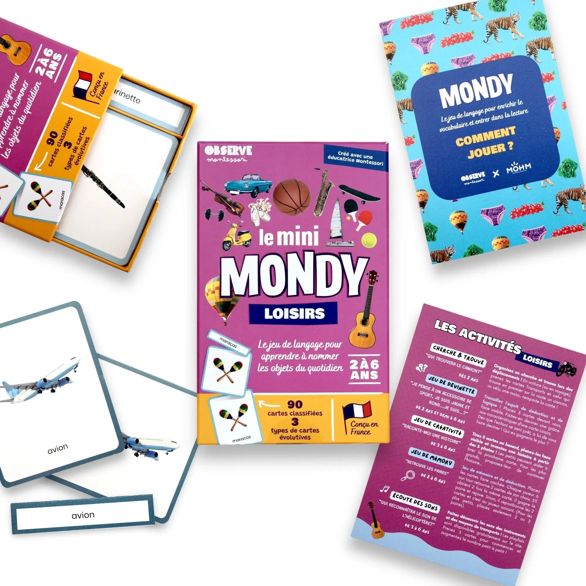 Coffret de cartes Montessori | Loisirs | Observe Montessori – Image 3