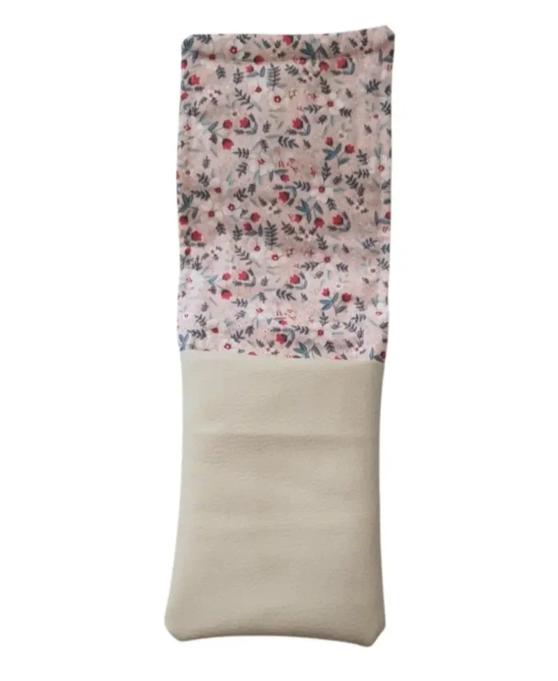 Pochette Infirmière Aimantée Floral Rouge Rose Crème – Image 2
