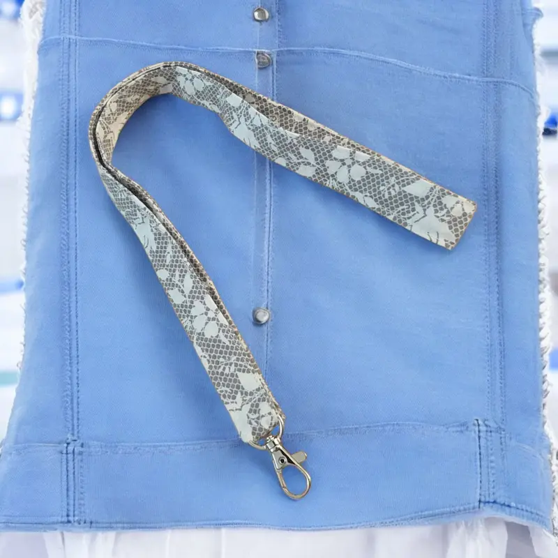 Pochette Infirmiere Aimantee Personnalisee-Fleur blanche – Image 4